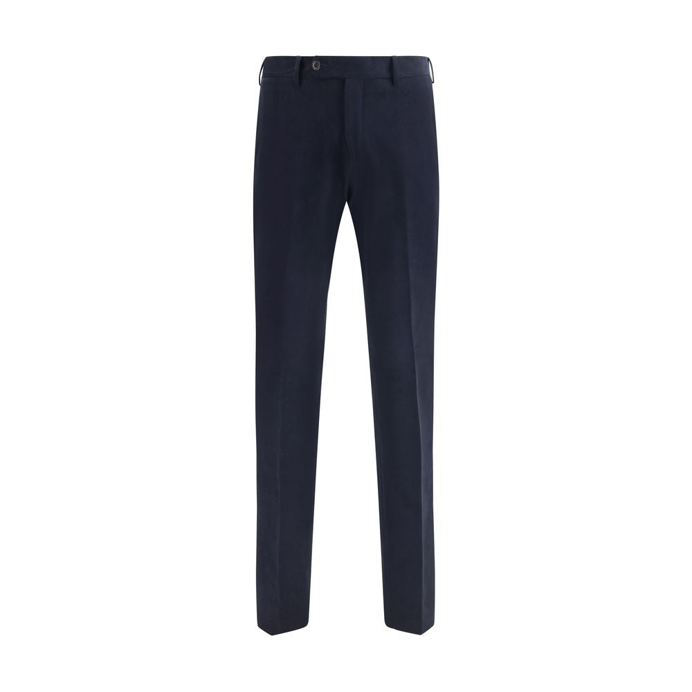 Blue Cotton Chino Pants