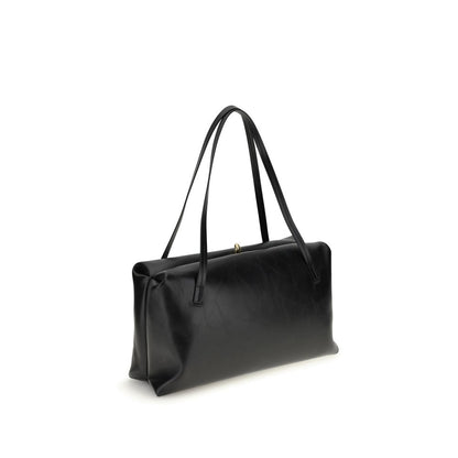 Black Calf Leather Bos Taurus Shoulder Bag