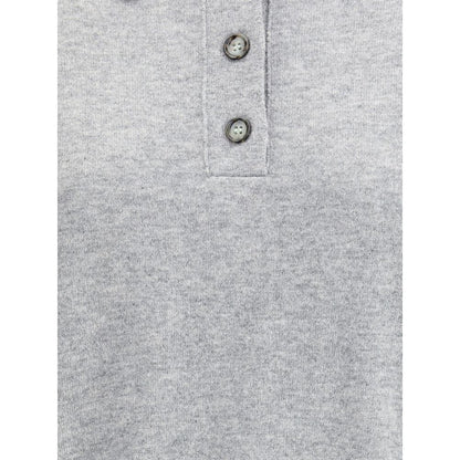 Gray Fleece Wool Sweatshirt
