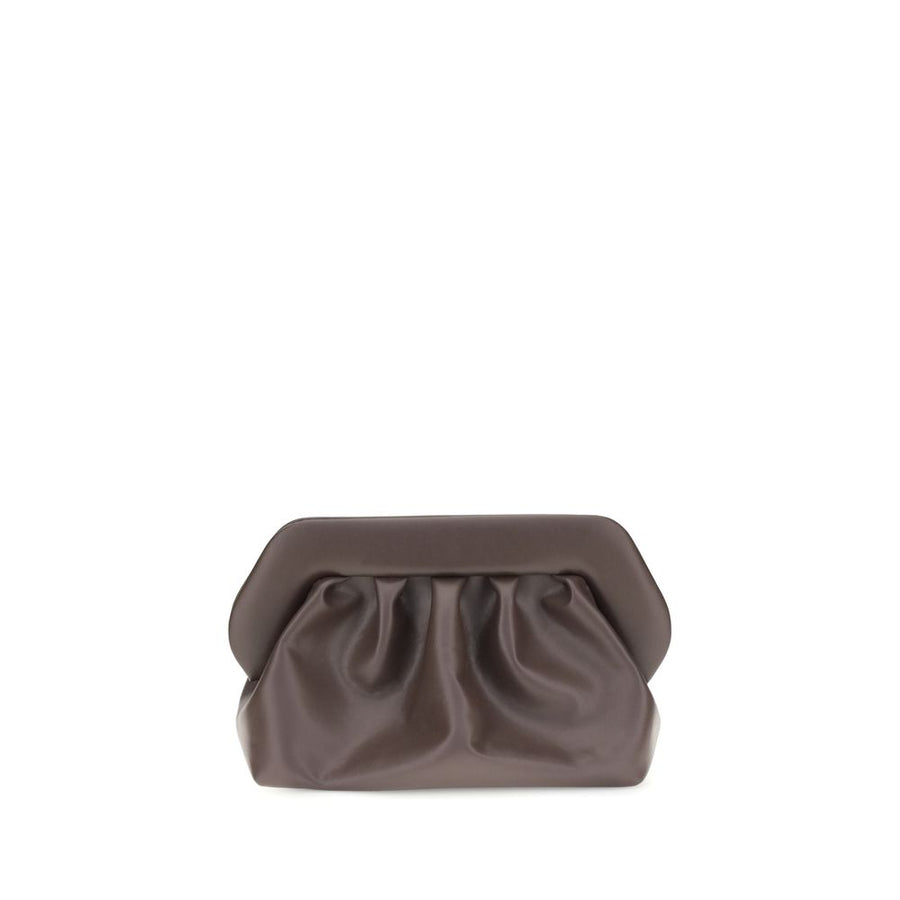 Brown Other Fibres Clutch Bag