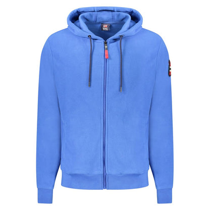 Blue Polyester Sweatshirt