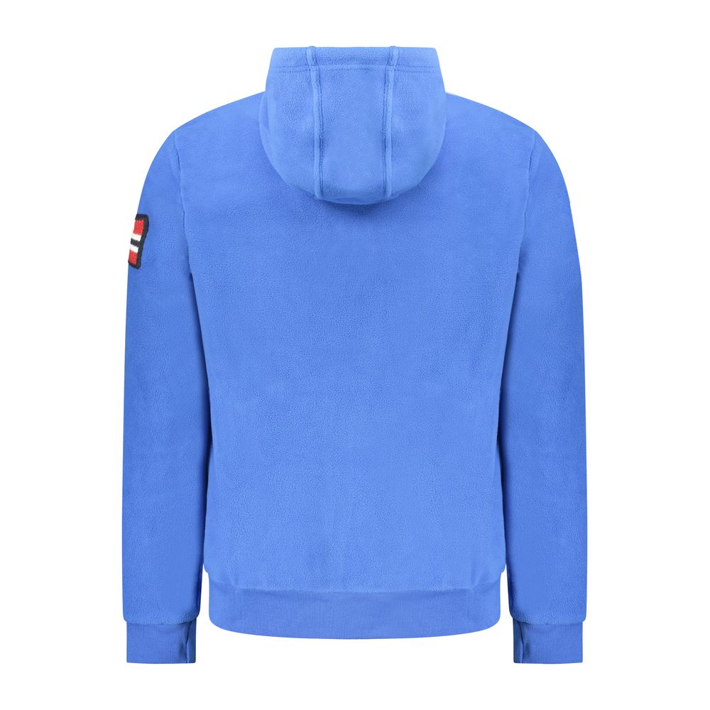 Blue Polyester Sweatshirt