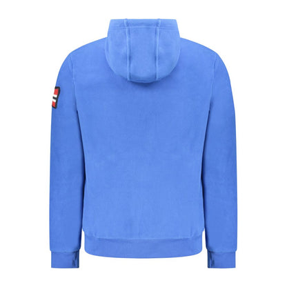 Blue Polyester Sweatshirt