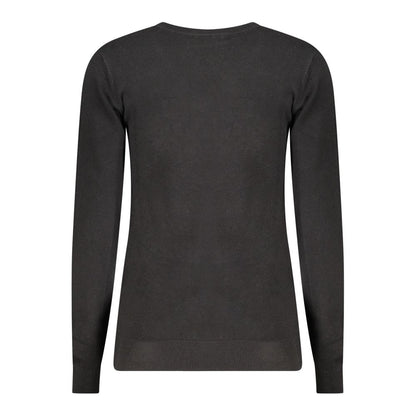 Black Viscose Women Sweater