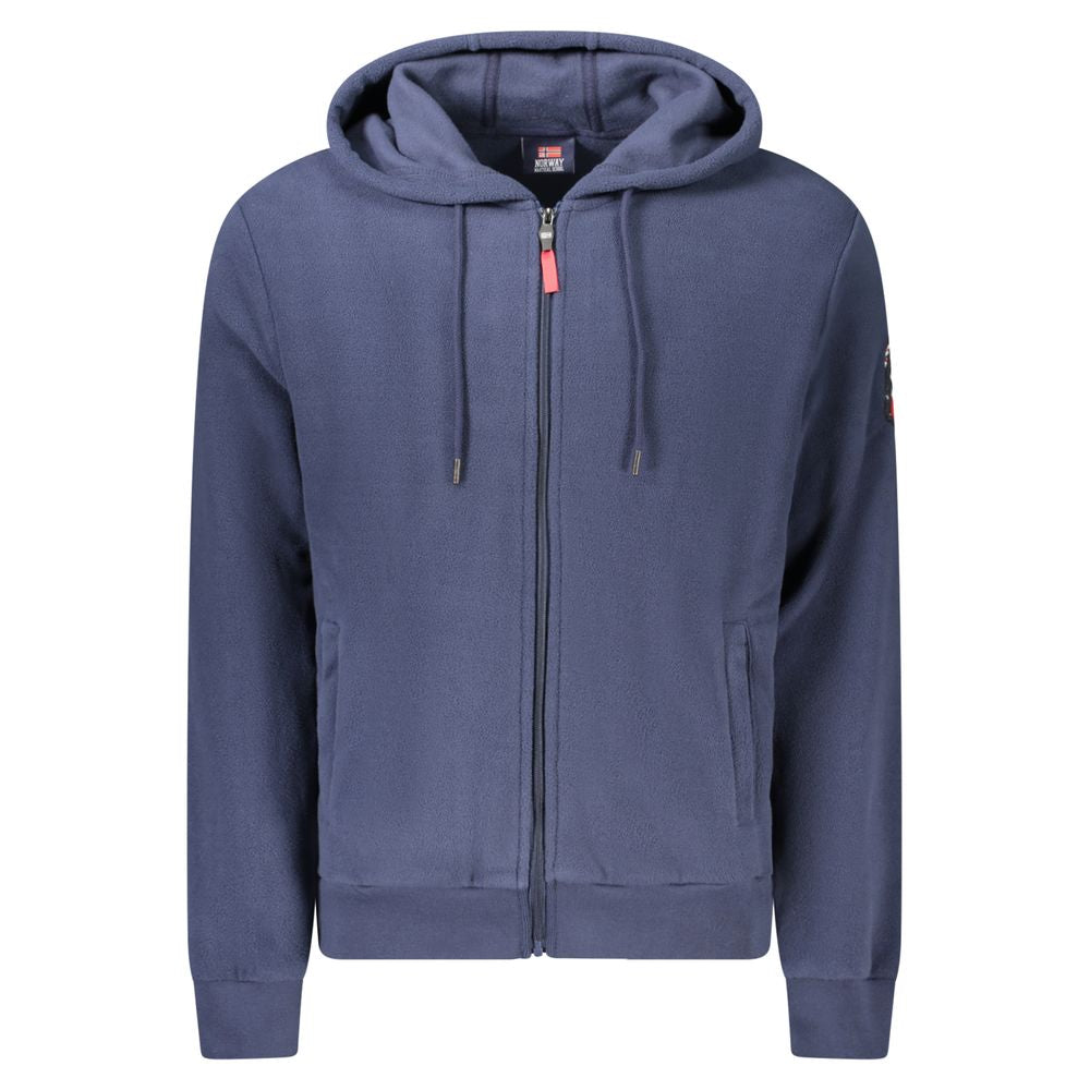 Blue Polyester Sweatshirt