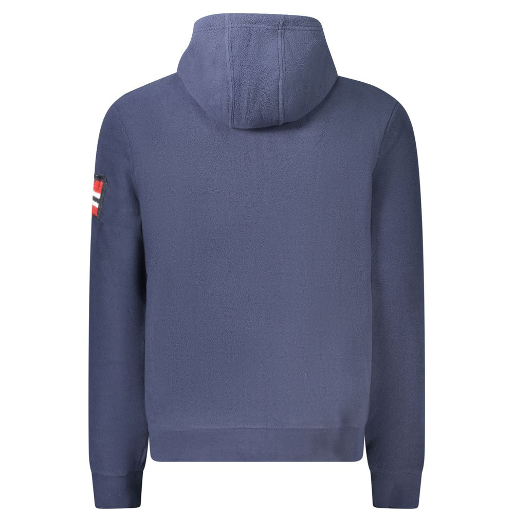 Blue Polyester Sweatshirt