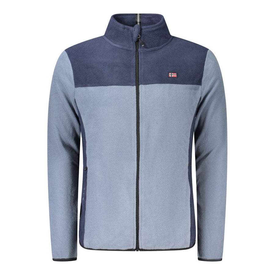 Blue Polyester Sweatshirt