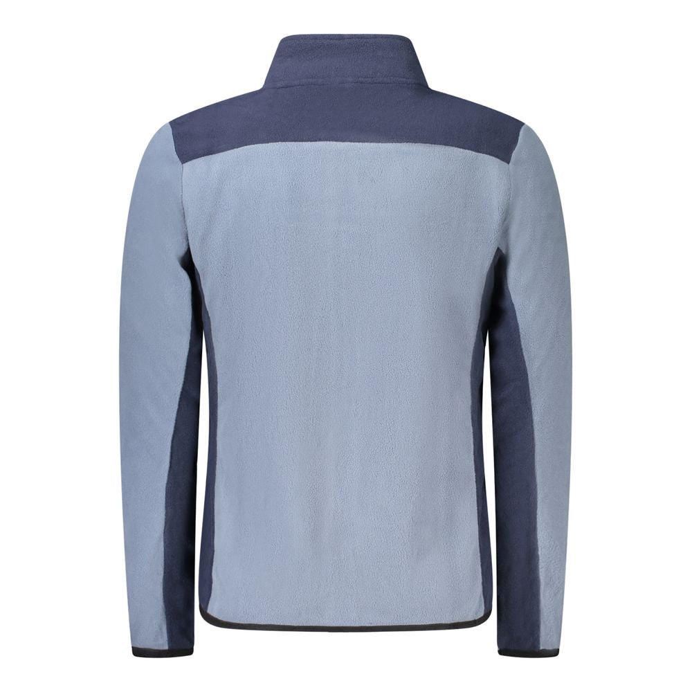 Blue Polyester Sweatshirt