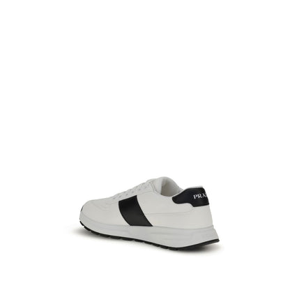 White Calf Leather Bos Taurus Low Top Sneakers