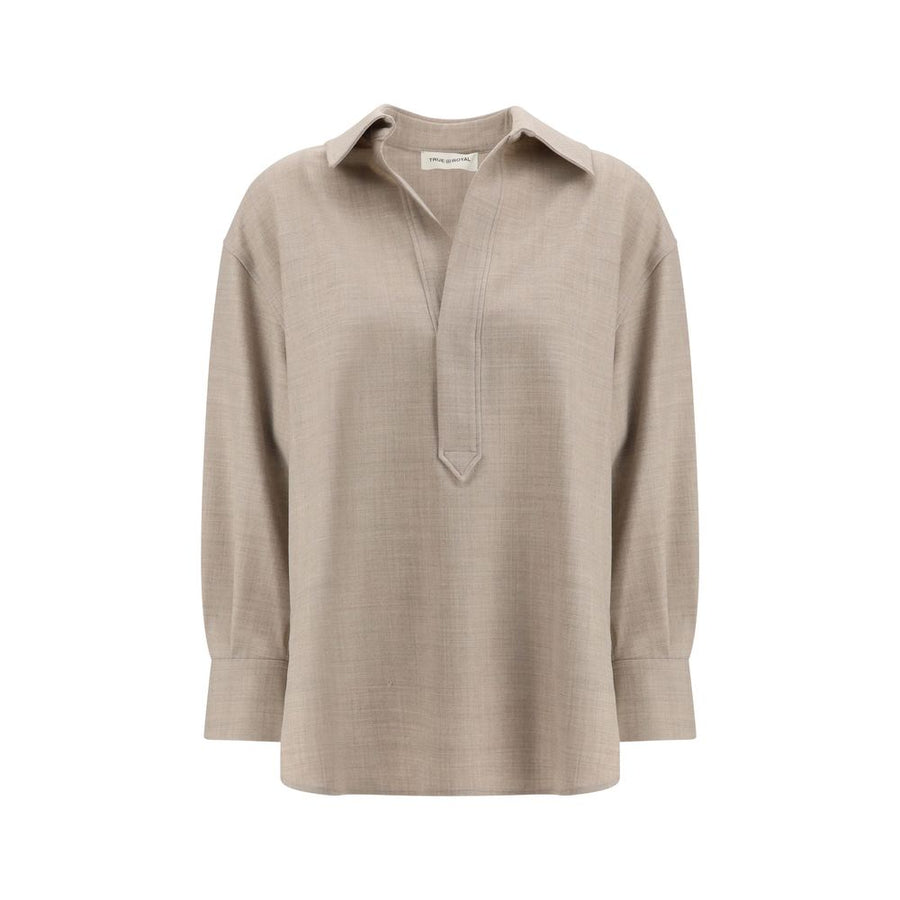 Beige Wool Shirt