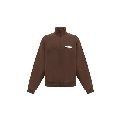Brown Cotton Sweatshirt