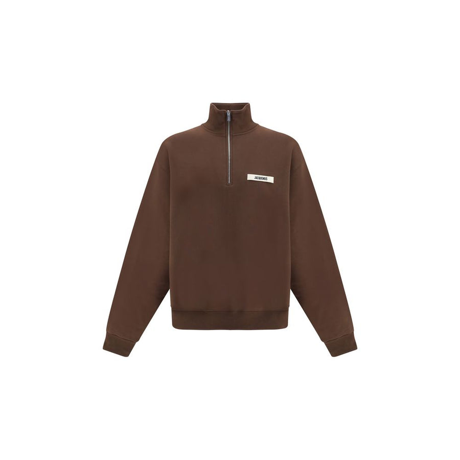 Brown Cotton Sweatshirt