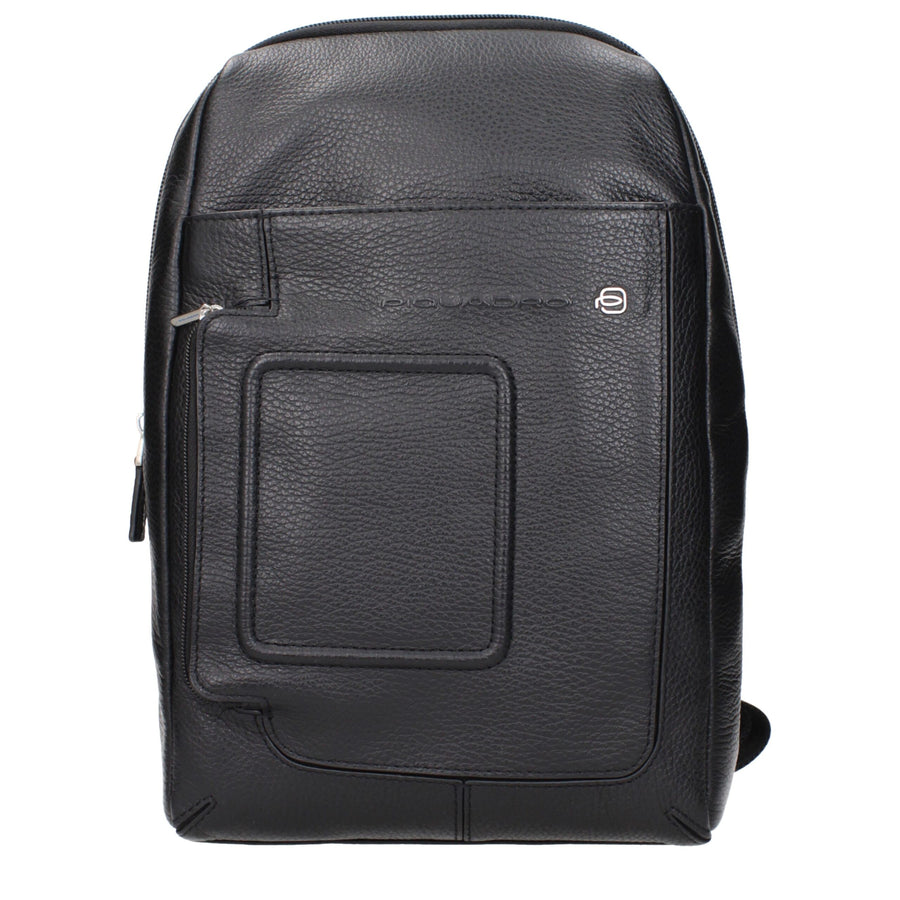 Black Leather Crossbody Bag