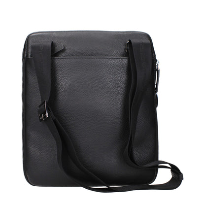 Black Leather Crossbody Bag
