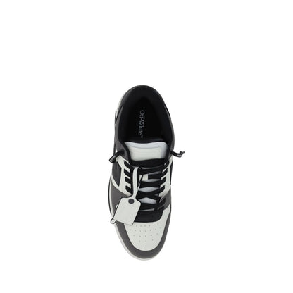 Gray Calf Leather Bos Taurus Low Top Sneakers