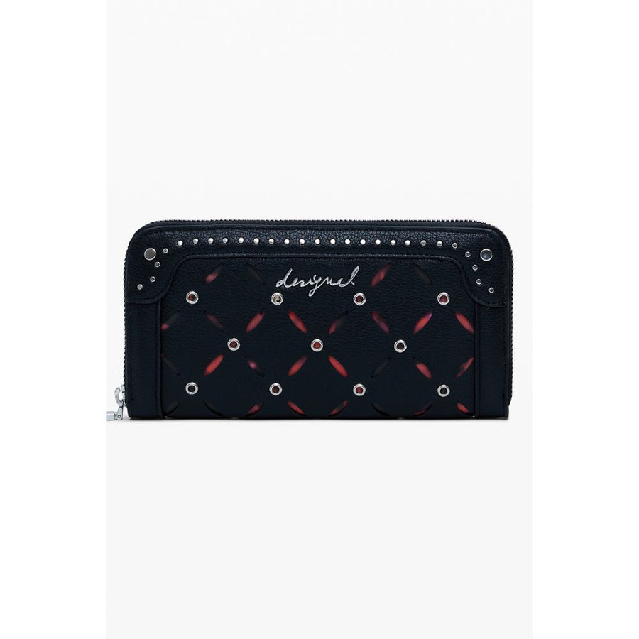 Black Polyethylene Women Wallet