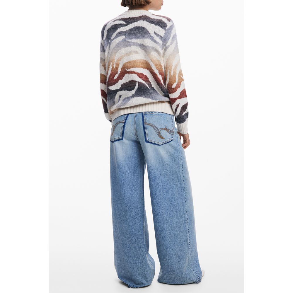 White Polyamide Women Sweater