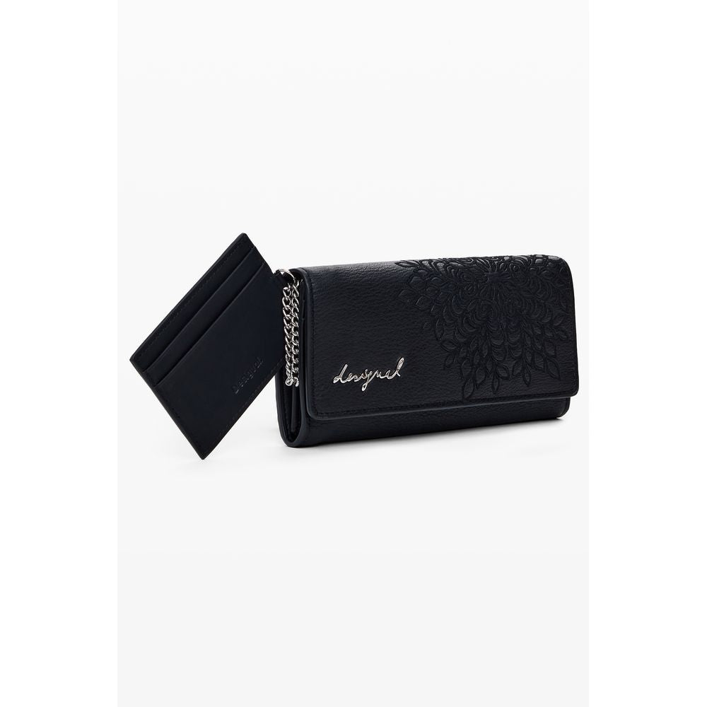 Black Polyethylene Women Wallet