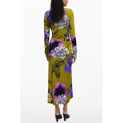 Green Viscose Women Dress