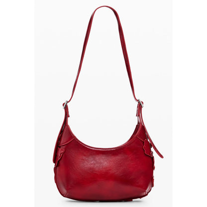 Red Polyethylene Women Handbag