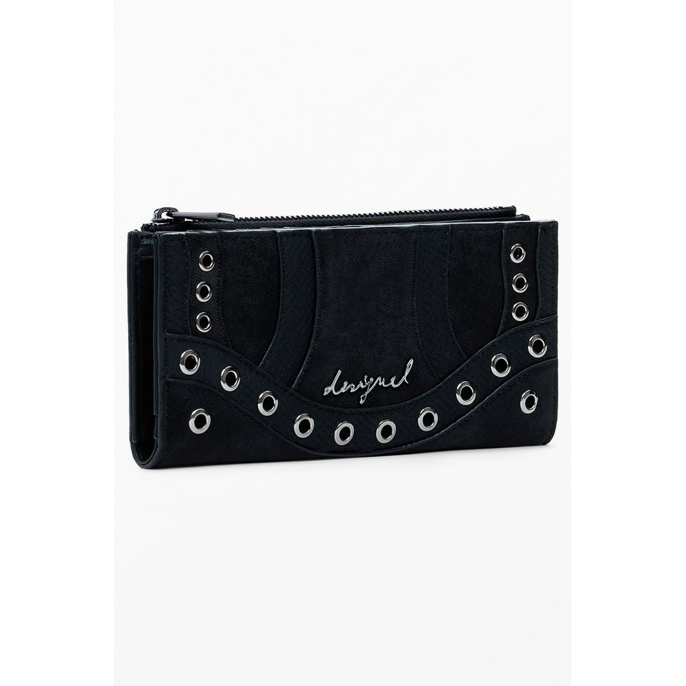 Black Polyethylene Women Wallet