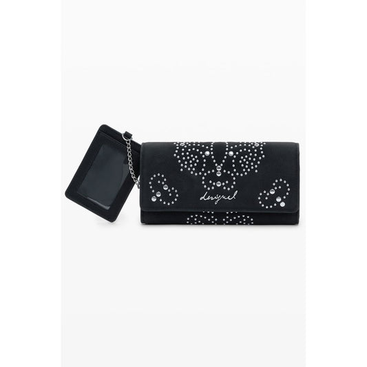 Black Polyethylene Women Wallet