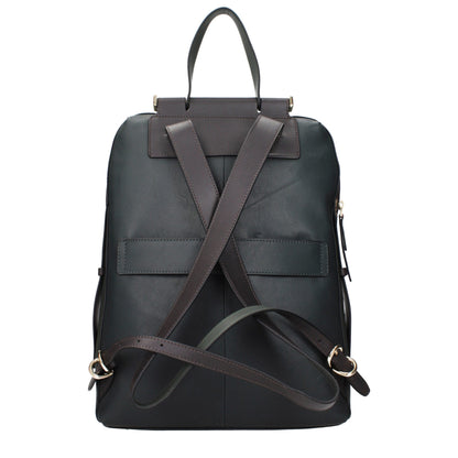 Green Leather Backpacks