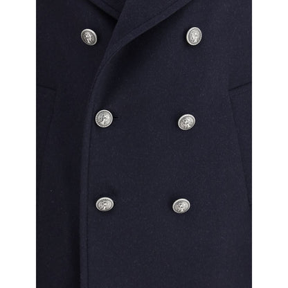Blue Wool Coat