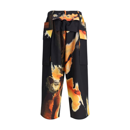 Multicolor Polyethylene Cargo Pants