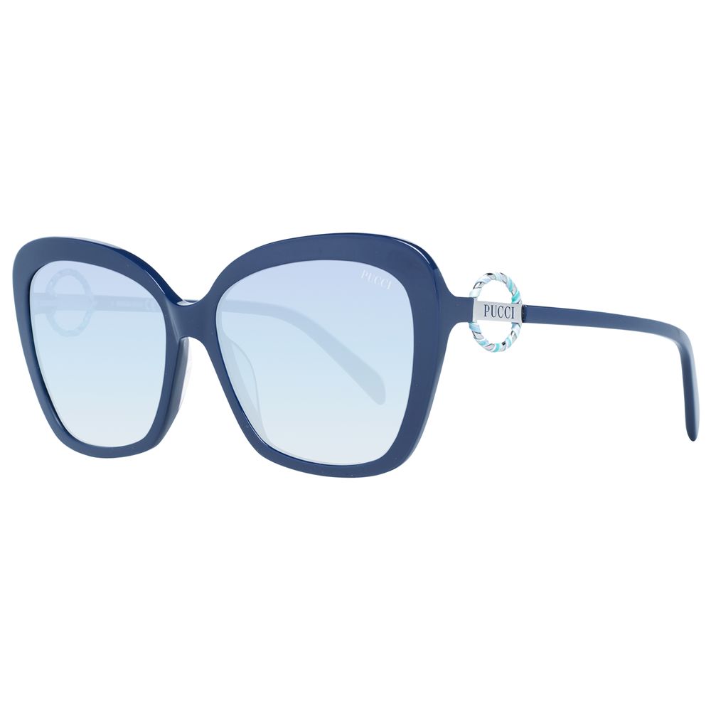 Blue Plastic Sunglasses