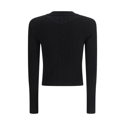 Black Viscose Cardigan