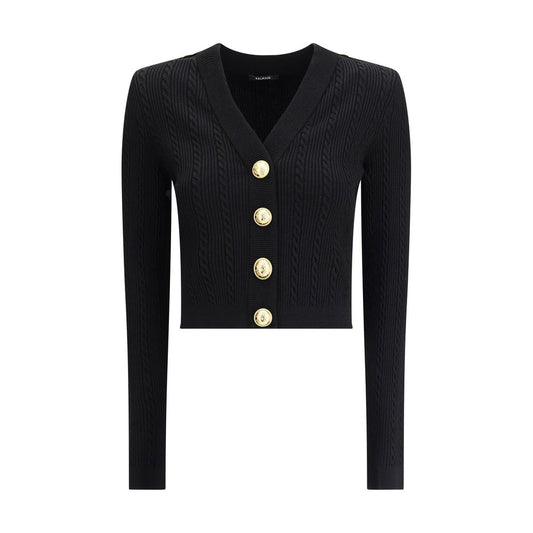 Black Viscose Cardigan