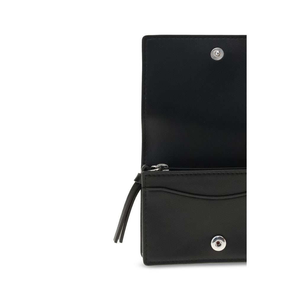 Black Recycled Leather Wallet