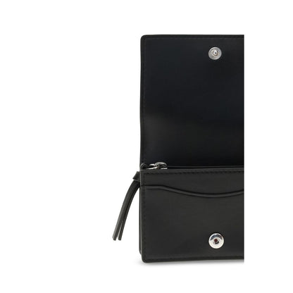 Black Recycled Leather Wallet