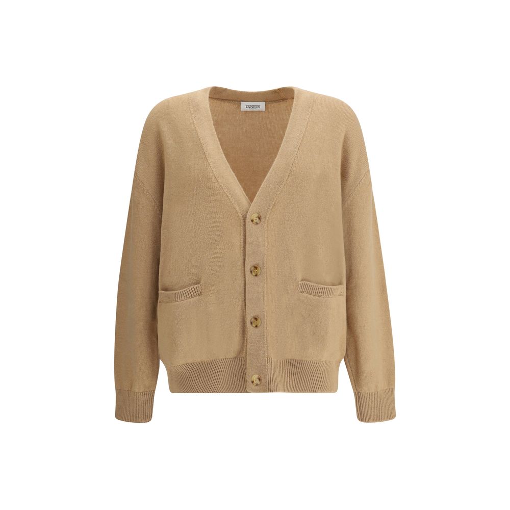 Beige Merino Wool Cardigan