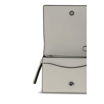 White Recycled Leather Wallet