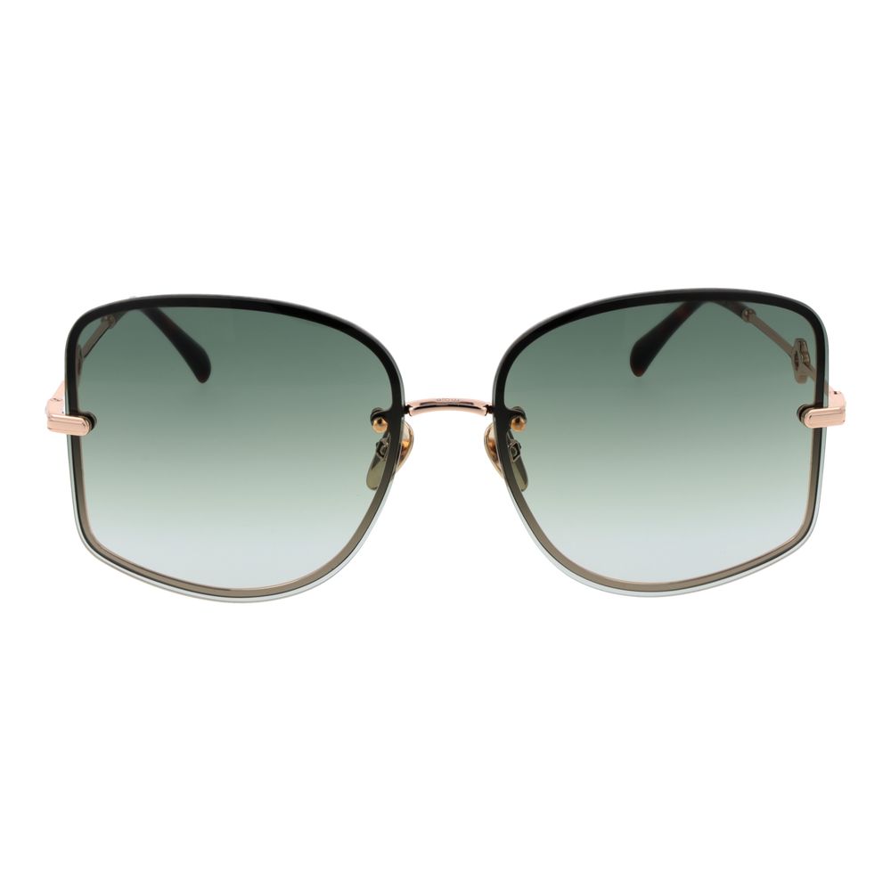 Rose Gold Metal Sunglasses
