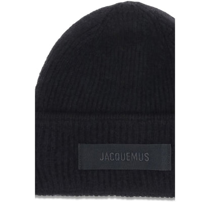 Black Alpaca Vicugna Pacos Beanie