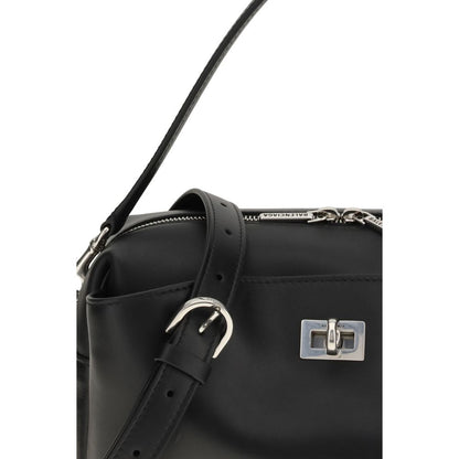 Black Calf Leather Bos Taurus Shoulder Bag