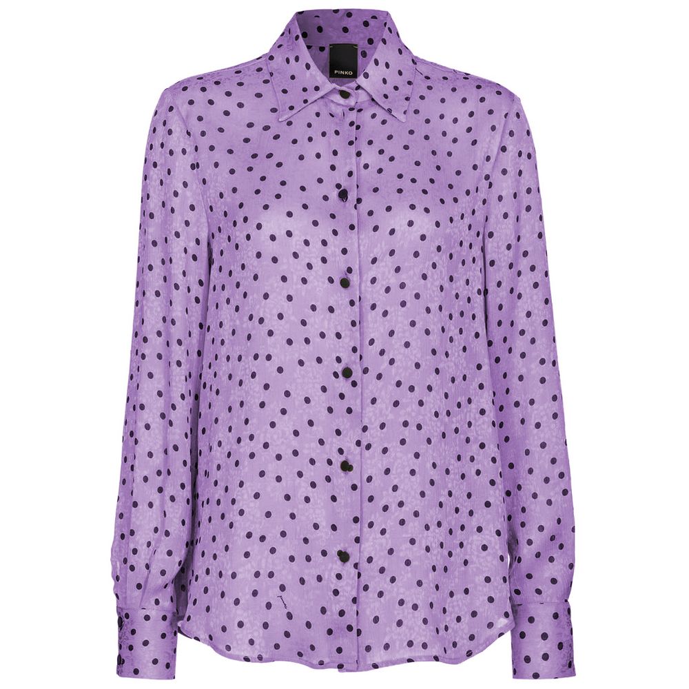 Purple Polyester Shirt
