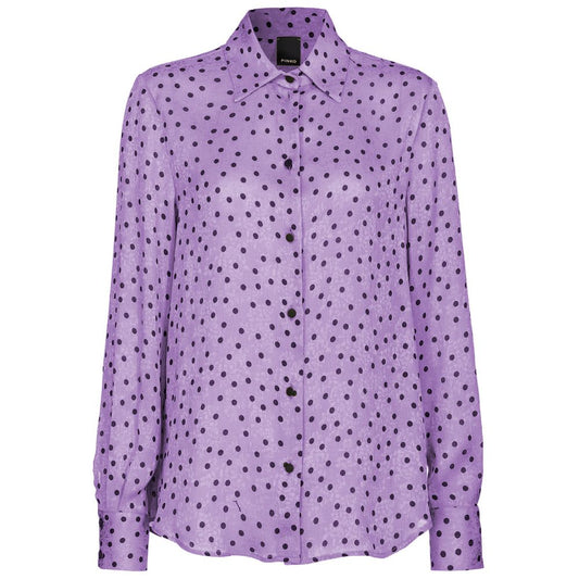 Purple Polyester Shirt