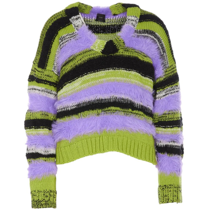 Purple Marabou Sweater