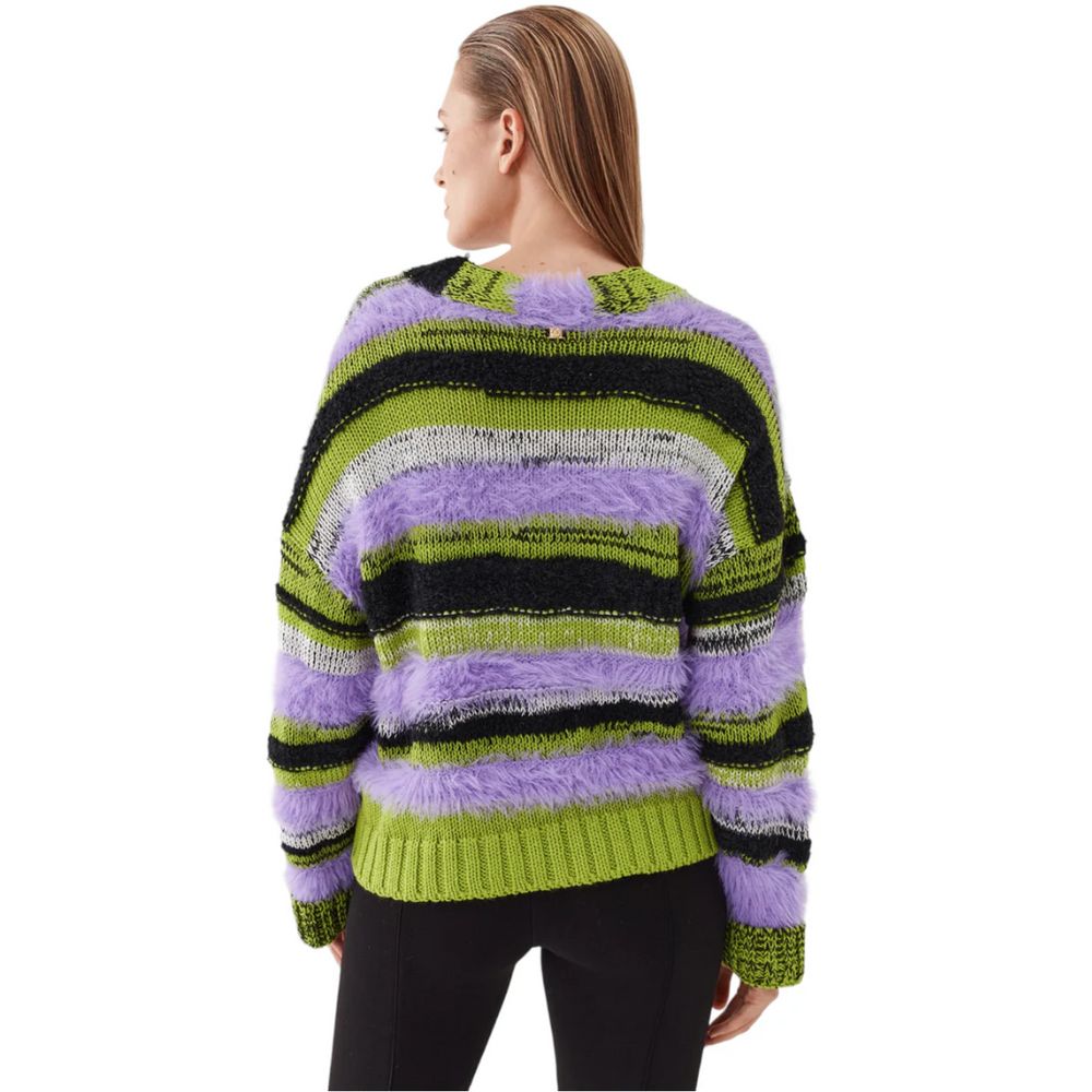 Purple Marabou Sweater