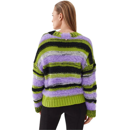 Purple Marabou Sweater