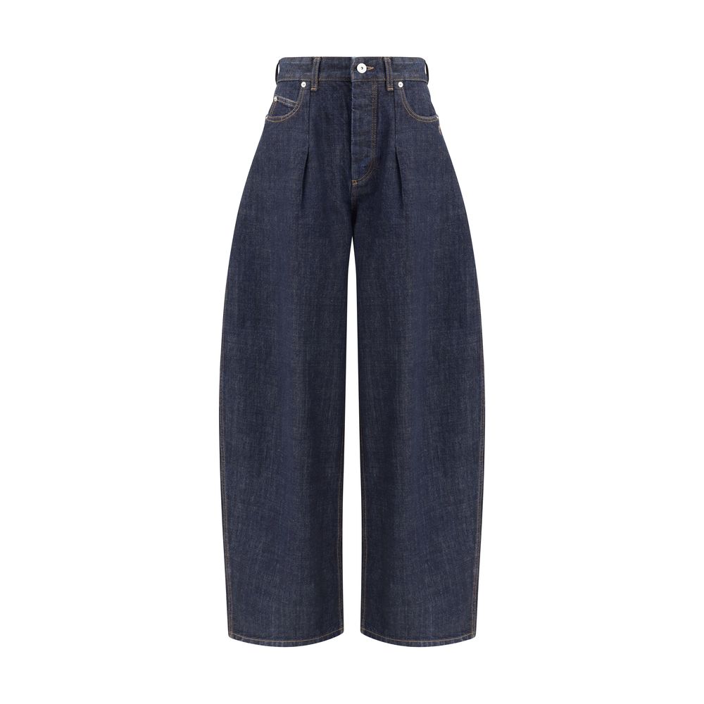 Blue Cotton Relaxed Fit Jeans