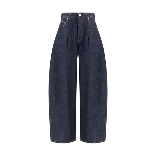 Blue Cotton Relaxed Fit Jeans