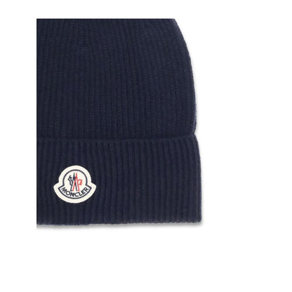Blue Wool Beanie