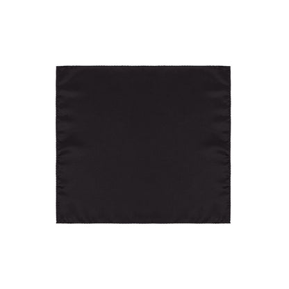Black Silk Pocket Square