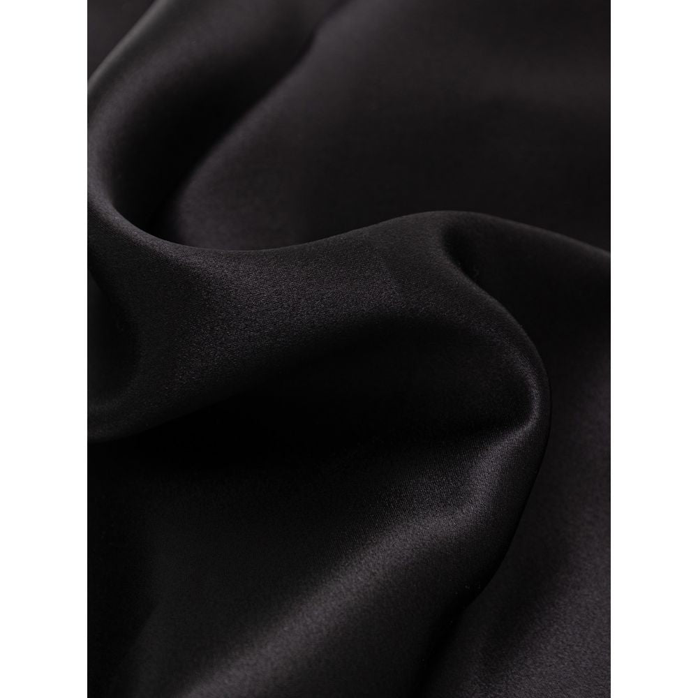 Black Silk Pocket Square