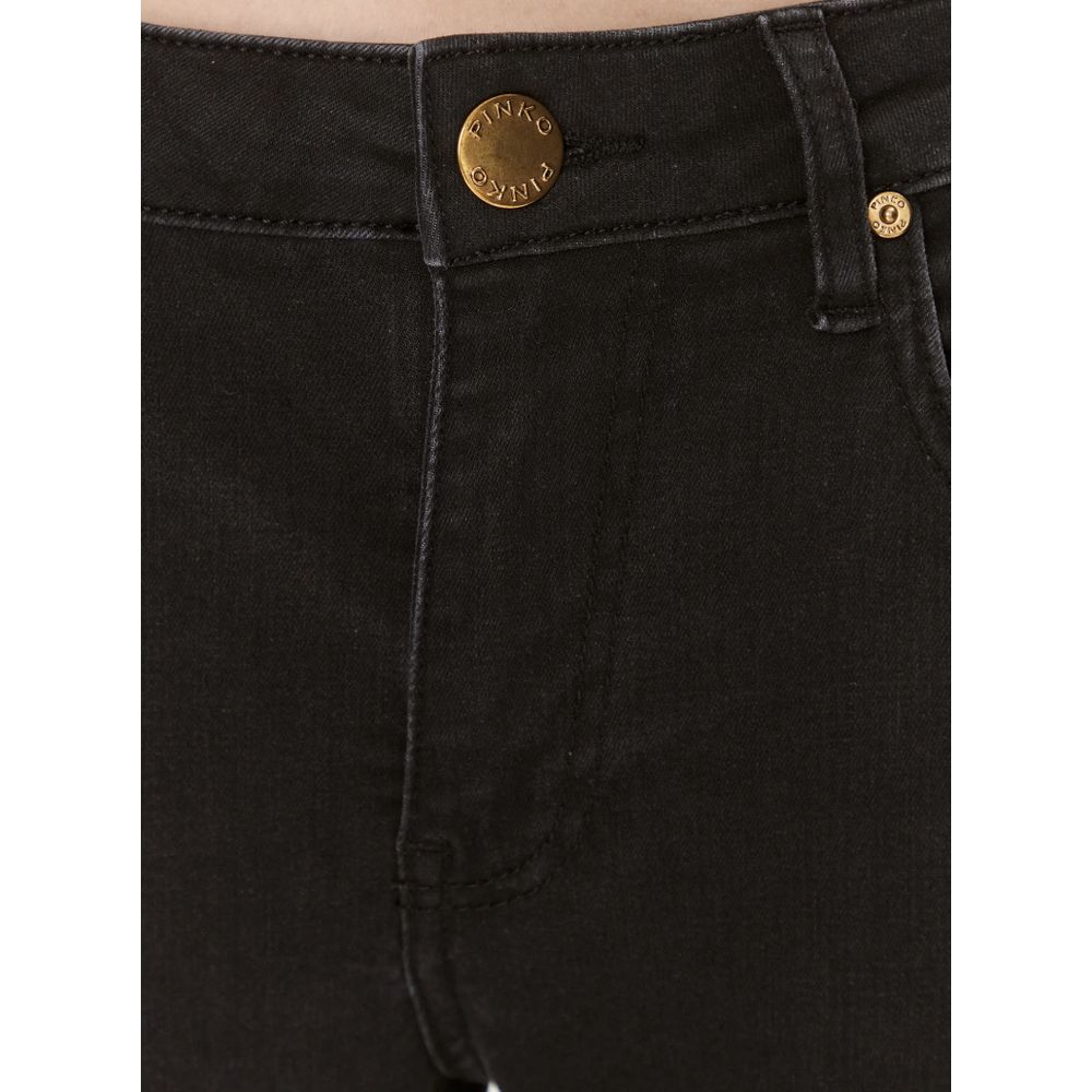 Black Cotton Women Jeans